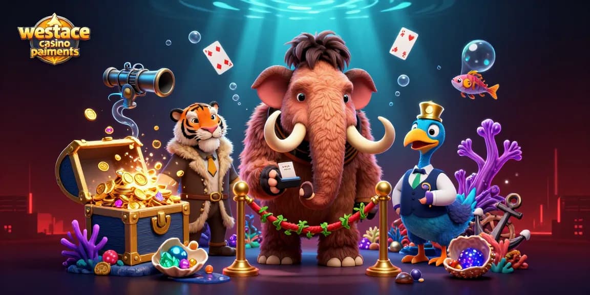 Découvrez les paiements au WestAce Casino avec cette illustration captivante.