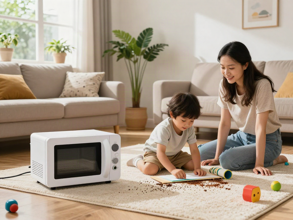 Traitement des insectes à bois avec Shashel® dans un salon familial chaleureux.